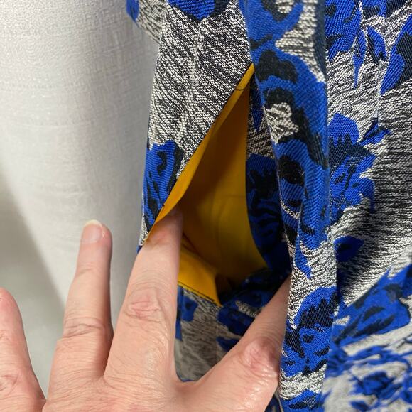 New York&Company x Gabrielle Union Blue Floral Duster Coat Sz.XS/S - Picture 11 of 16